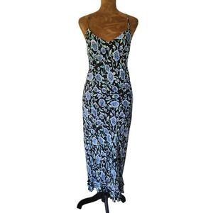 Y2K Rampage Vintage Dress Fairy Whimsy Floral Ruffle Hem Slip Lined Size 11